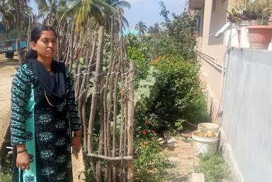 this woman has enabled 30 women to start mini kitchen gardens in her village